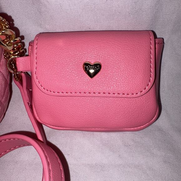Juicy Couture Tied With A Bow Camera Crossbody in Pink Lemonade NWT - Picture 8 of 12